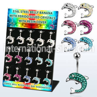 dmix16b belly rings surgical steel 316l belly button