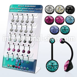 dmix19 bio flex & ptfe belly bananas belly piercing