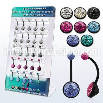 dmix20 bio flex & ptfe belly bananas belly piercing