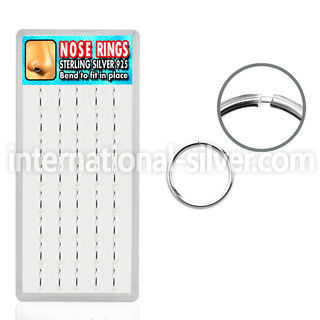 dnsm13 seamless segment rings silver 925 nose