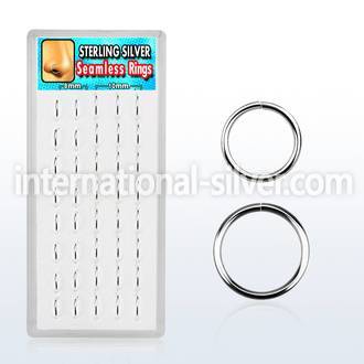 dnsm27 seamless segment rings silver 925 nose