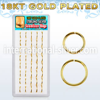 dnsm38 nose hoop silver 925 nose