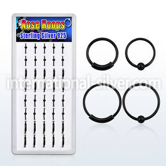 dnsm40 nose hoop silver 925 nose