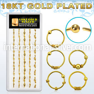 dnsm43 nose hoop silver 925 nose