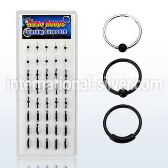 dnsmb nose hoop silver 925 nose