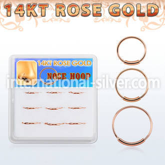 dr14nh2 nose hoop gold nose