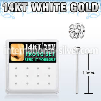 dwys3 gold bend it yourself nose studs nose piercing