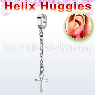 ehhl769 stainless steel huggie piercing
