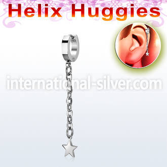 ehhl770 stainless steel huggie piercing
