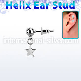 erbd770 stainless steel ear ring ear stud piercing