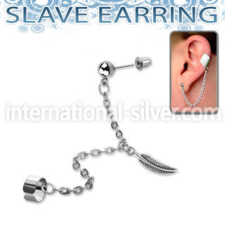 erdl9 fake illusion hoops surgical steel 316l belly button