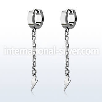 erhllit stainless steel ear ring ear stud piercing