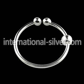 fns06 fake illusion hoops silver 925 nose