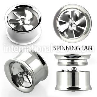 fpfa tunnels gauges surgical steel 316l ear lobe