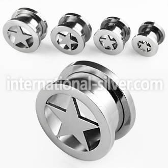 fpst tunnels gauges surgical steel 316l ear lobe