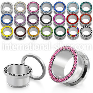 fscpc tunnels gauges surgical steel 316l ear lobe