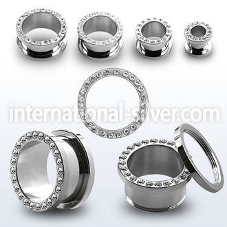 fscpg tunnels gauges surgical steel 316l ear lobe