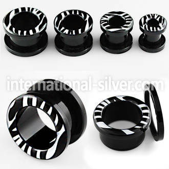 ftaa tunnels gauges acrylic body jewelry ear lobe