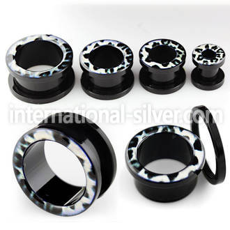 ftae tunnels gauges acrylic body jewelry ear lobe