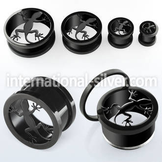 ftliz tunnels gauges anodized surgical steel 316l ear lobe