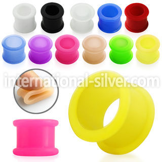 ftsi tunnels gauges silicon body jewelry ear lobe