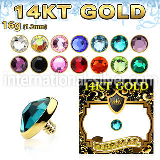 g14ifb5 dermals gold surface piercings