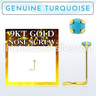 g9scge7 l shape nose studs gold nose