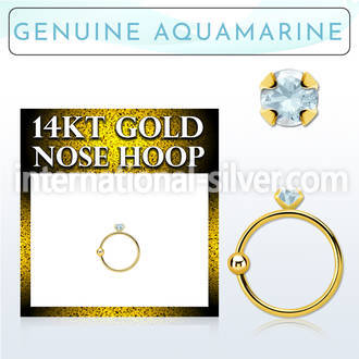 ghge8 nose hoop gold nose