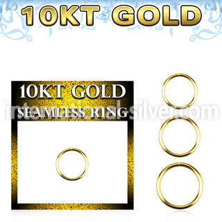 gisel20 10k yellow gold seamless ring