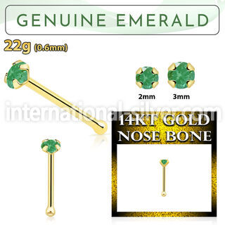 gnbge10 nose bone gold nose