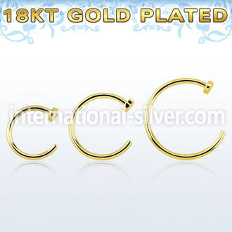 gpcln20 nose hoop silver 925 nose