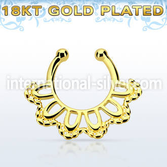 gpsepd3 fake illusion body jewelry silver 925 septum