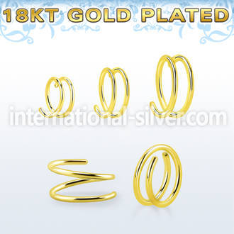 gpspr20 925 silver nose hoops nose  piercing