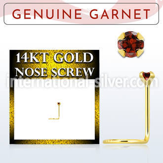 gscge2 l shape nose studs gold nose
