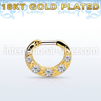 gsepg14 fake illusion body jewelry silver 925 septum