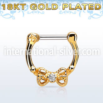 gsepk16 fake illusion body jewelry silver 925 septum