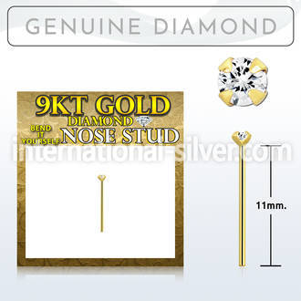 gydb9 bend it to fit nose studs gold 