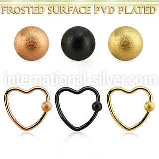 hcrt16f3 anodized surgical steel ball closure rings helix intim tragus  piercing