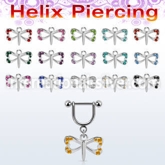 heud12 surgical steel barbells helix piercing