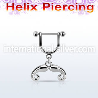 heud6 straight barbells surgical steel 316l helix