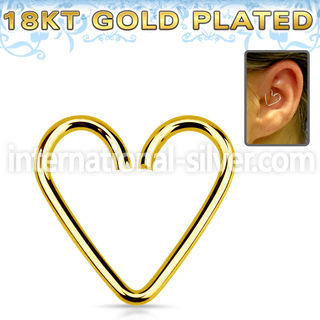 hexhrg seamless segment rings silver 925 ear lobe