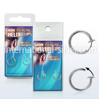 hlcirx fake illusion hoops others belly button