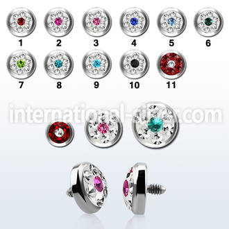 iafrb dermals surgical steel 316l surface piercings