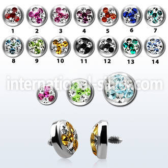 iafrd dermals surgical steel 316l surface piercings