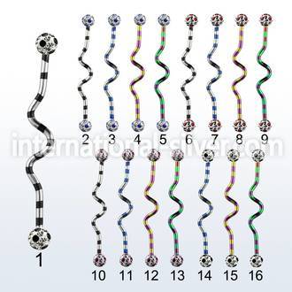 idatfr5a straight barbells anodized surgical steel 316l 