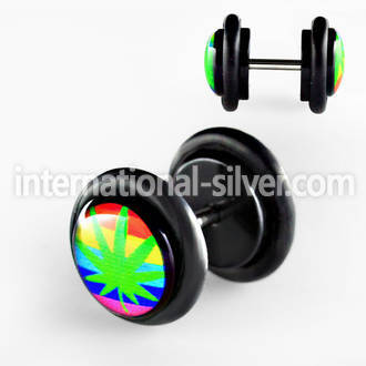 ilvgr26 cheaters  illusion plugs and tapers acrylic body jewelry belly button
