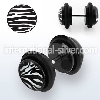 ilvgr29 cheaters  illusion plugs and tapers acrylic body jewelry belly button