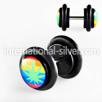 ilvgr2 cheaters  illusion plugs and tapers acrylic body jewelry belly button