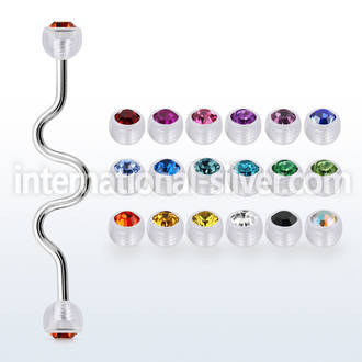 inaajb5 straight barbells surgical steel 316l with acrylic parts helix