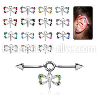 incnd18 surgical steel barbells helix piercing